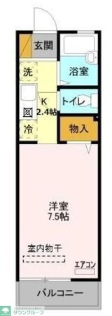 キャッスル Iの物件間取画像